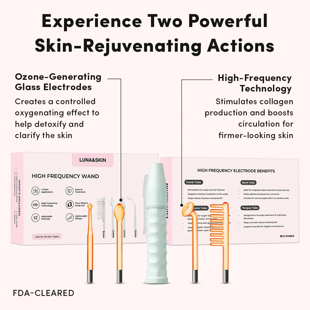 LUNA&SKIN High Frequency Therapy Wand